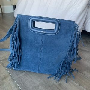 Maje fringe crossbody bag